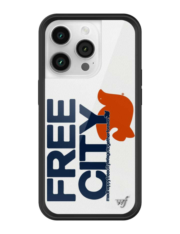 THE MADHAPPY & FREECITY TOGETHERFOREVER / WHITE & NAVY iPhone 17