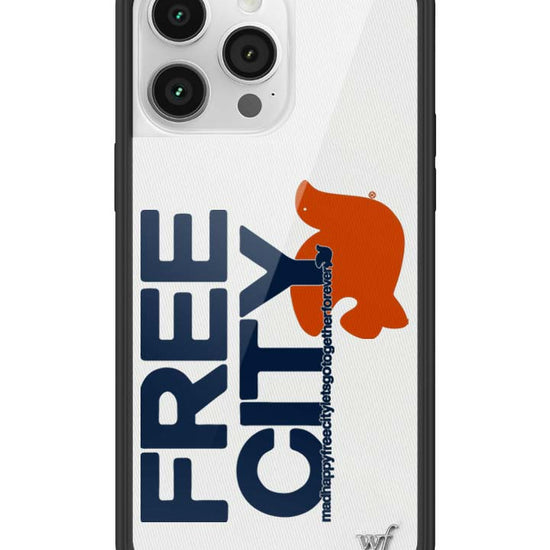 Wildflower iPhone case 14 Pro Max THE MADHAPPY & FREECITY TOGETHERFOREVER WHITE NAVY Collab Cute