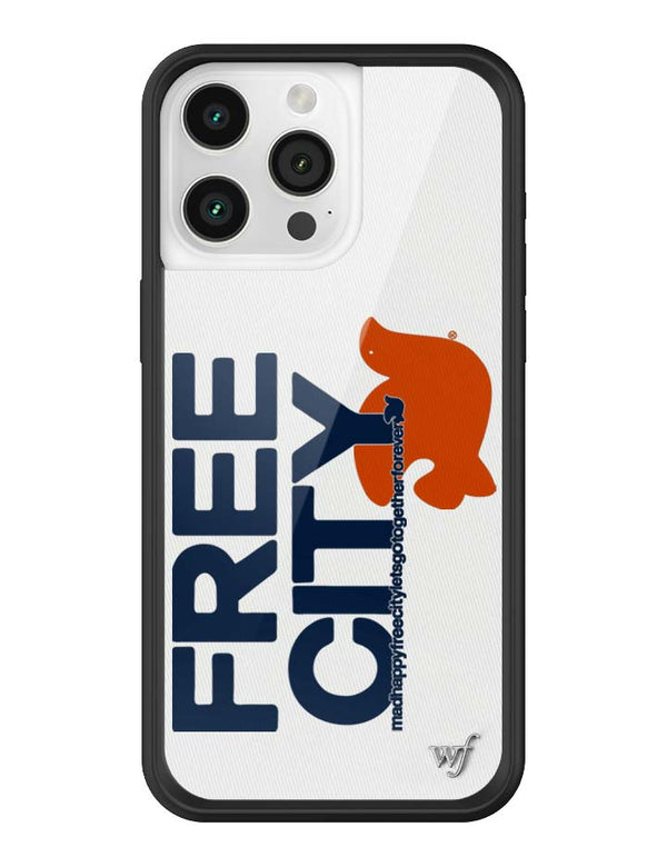 Wildflower iPhone case 15 Pro Max THE MADHAPPY & FREECITY TOGETHERFOREVER WHITE NAVY Collab Cute