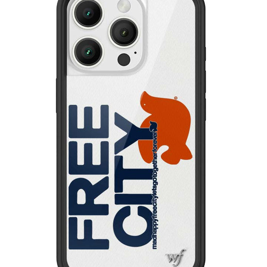 Wildflower iPhone case 16 Pro THE MADHAPPY & FREECITY TOGETHERFOREVER WHITE NAVY Collab Cute
