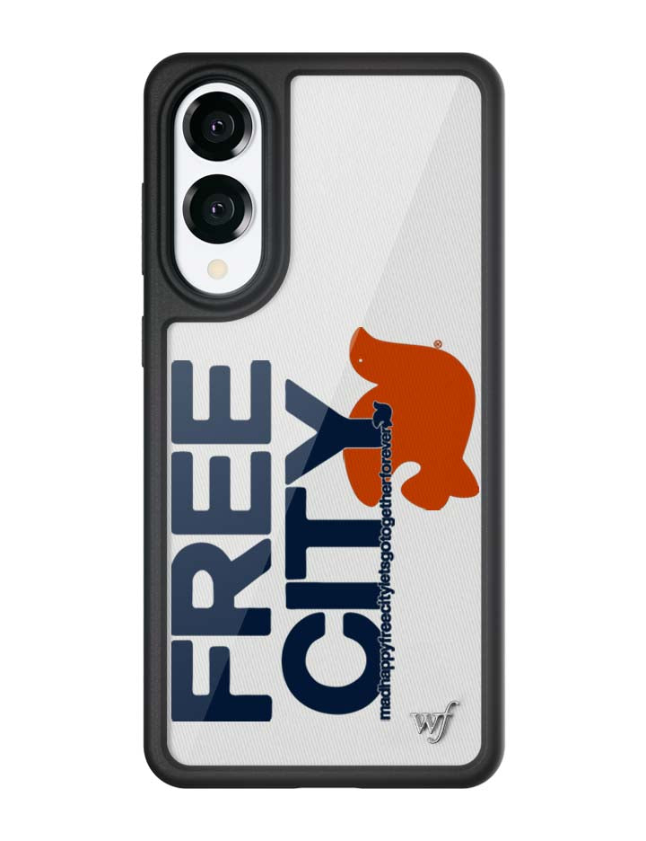 THE MADHAPPY & FREECITY TOGETHERFOREVER / WHITE & NAVY Samsung