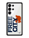 Wildflower Galaxy S25 case Ultra THE MADHAPPY & FREECITY TOGETHERFOREVER WHITE NAVY Collab Cute