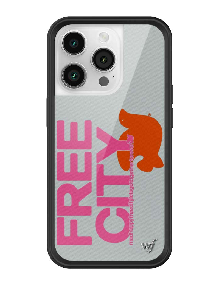 THE MADHAPPY & FREECITY TOGETHERFOREVER / GREY & PINK iPhone 17