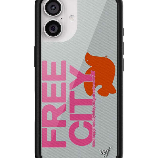 Wildflower iPhone case 17 THE MADHAPPY & FREECITY TOGETHERFOREVER GREY  PINK Collab Cute