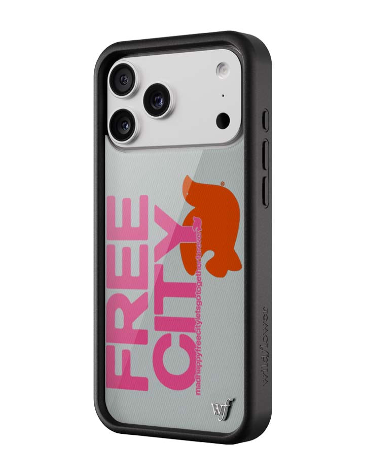 THE MADHAPPY & FREECITY TOGETHERFOREVER / GREY & PINK iPhone 17