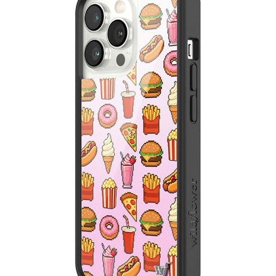 Wildflower iPhone case 13 Pro Food Court Pink Cute