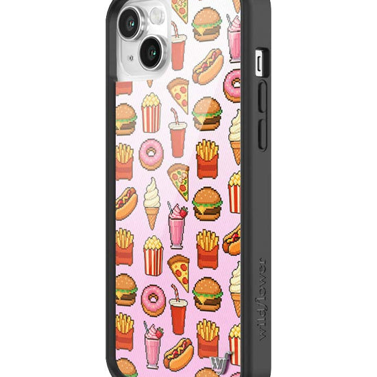 Wildflower iPhone case 14 Food Court Pink Cute