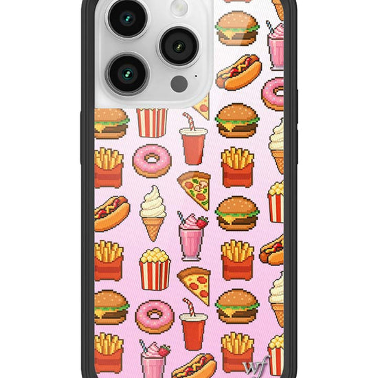 Wildflower iPhone case 14 Pro Food Court Pink Cute