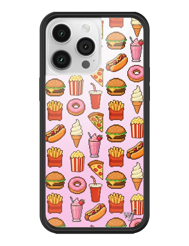 Wildflower iPhone case 14 Pro Max Food Court Pink Cute