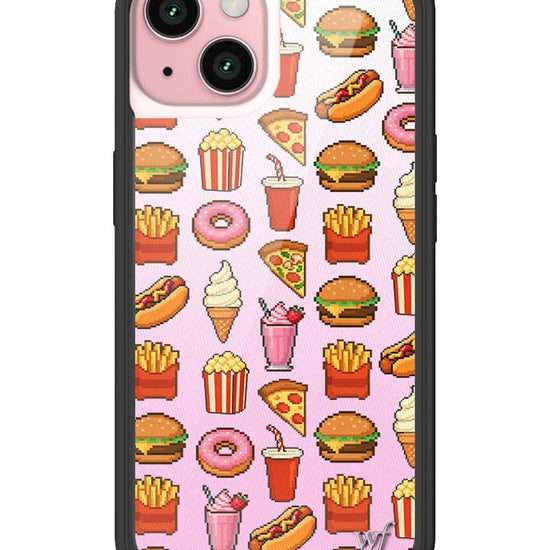 Wildflower iPhone case 15 Food Court Pink Cute