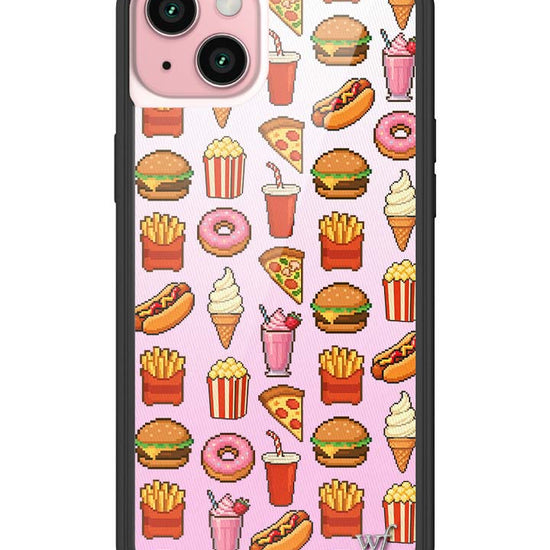 Wildflower iPhone case 15 Plus Food Court Pink Cute