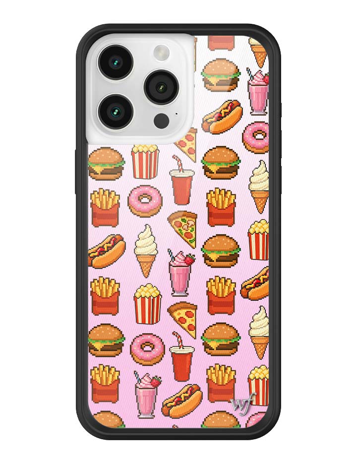 Wildflower iPhone case 15 Pro Max Food Court Pink Cute
