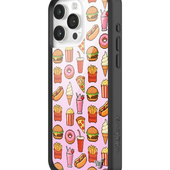 Wildflower iPhone case 15 Pro Max Food Court Pink Cute