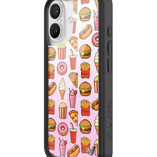Wildflower iPhone case 16 Food Court Pink Cute