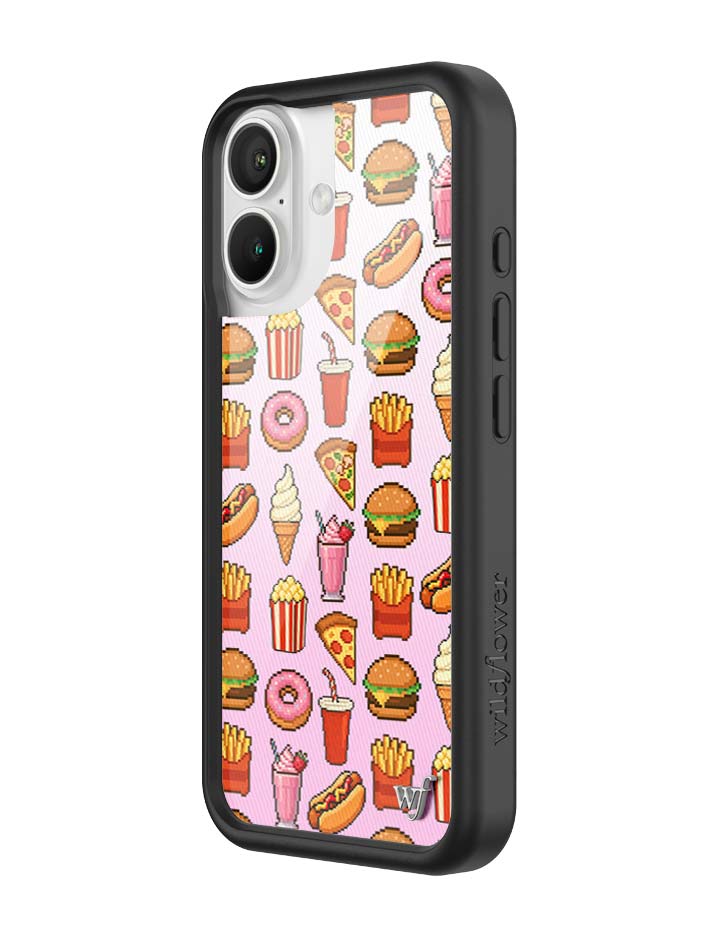Wildflower iPhone case 16 Food Court Pink Cute