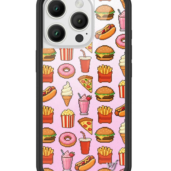 Wildflower iPhone case 16 Pro Food Court Pink Cute