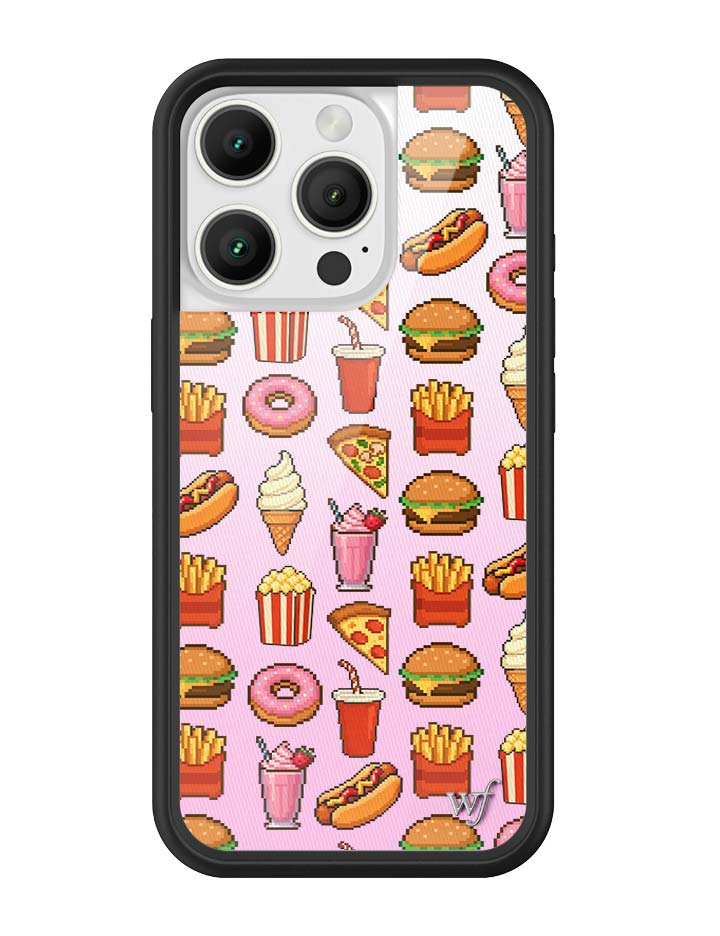 Wildflower iPhone case 16 Pro Food Court Pink Cute