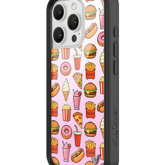 Wildflower iPhone case 16 Pro Food Court Pink Cute