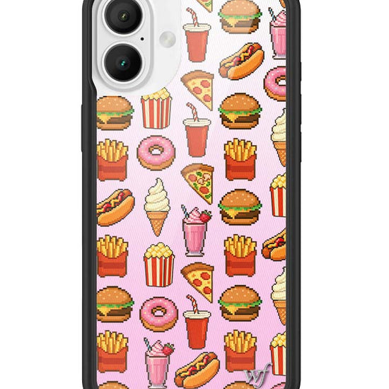 Wildflower iPhone case 16 Plus Food Court Pink Cute