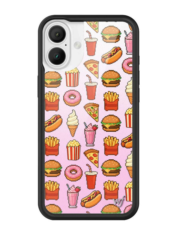 Wildflower iPhone case 16 Plus Food Court Pink Cute
