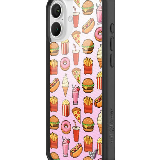 Wildflower iPhone case 16 Plus Food Court Pink Cute