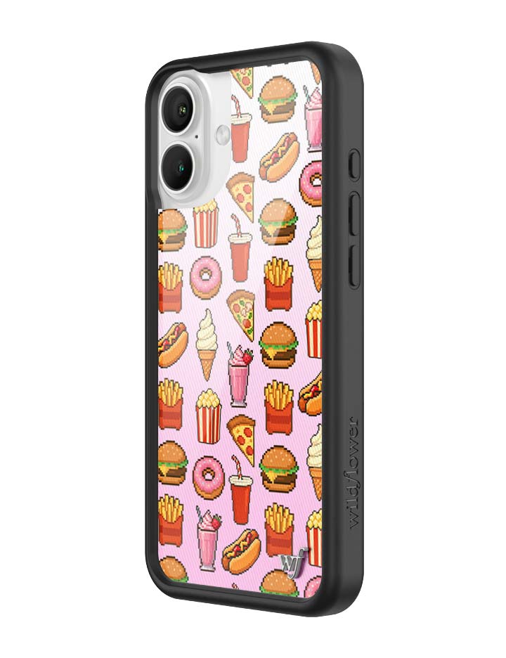 Wildflower iPhone case 16 Plus Food Court Pink Cute