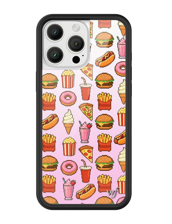 Wildflower iPhone case 16 Pro Max Food Court Pink Cute