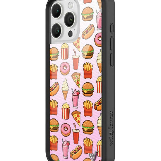 Wildflower iPhone case 16 Pro Max Food Court Pink Cute