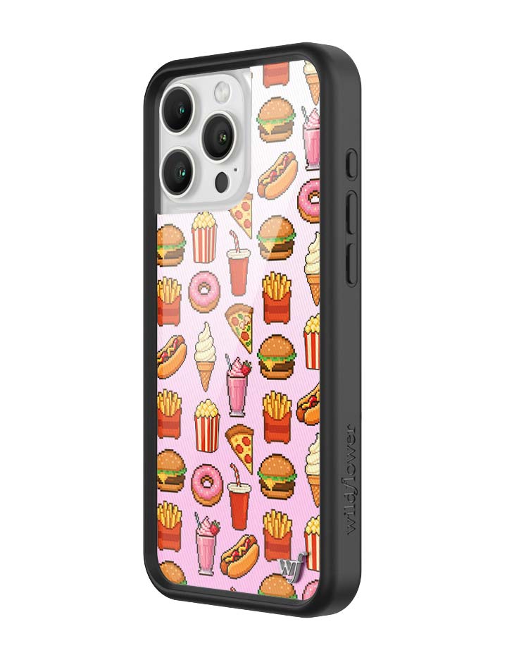 Wildflower iPhone case 16 Pro Max Food Court Pink Cute