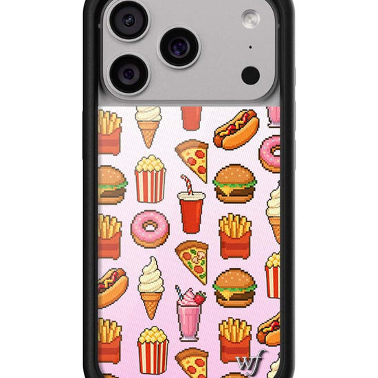 Wildflower iPhone case 17 Pro Food Court Pink Cute