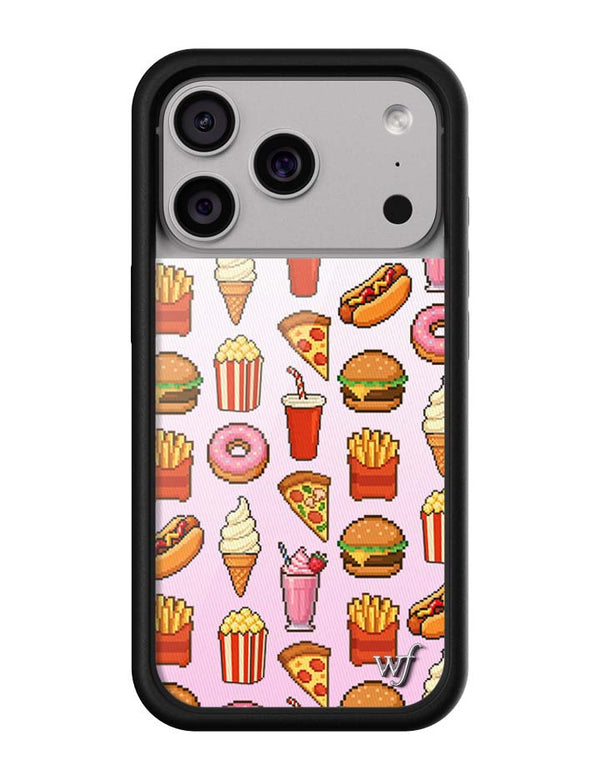 Wildflower iPhone case 17 Pro Food Court Pink Cute