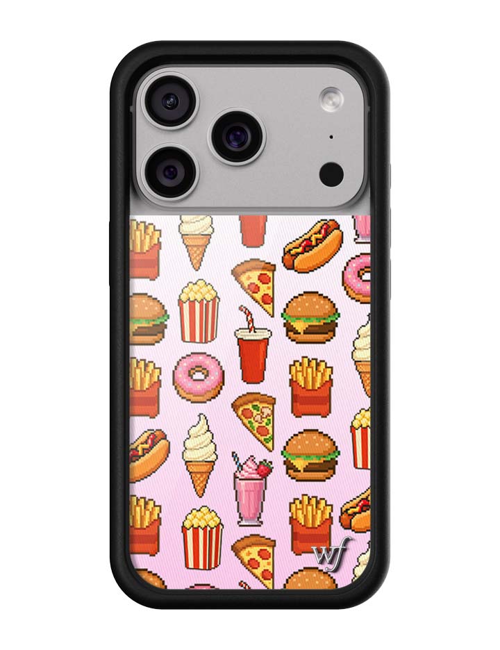 Wildflower iPhone case 17 Pro Food Court Pink Cute