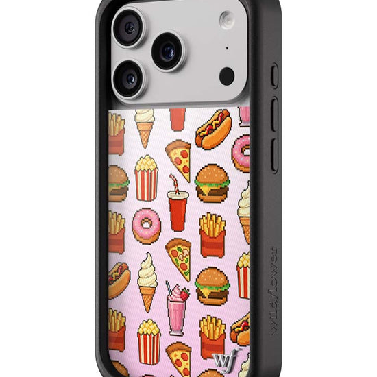 Wildflower iPhone case 17 Pro Food Court Pink Cute