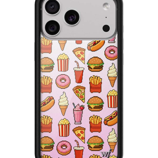 Wildflower iPhone case 17 Pro Max Food Court Pink Cute
