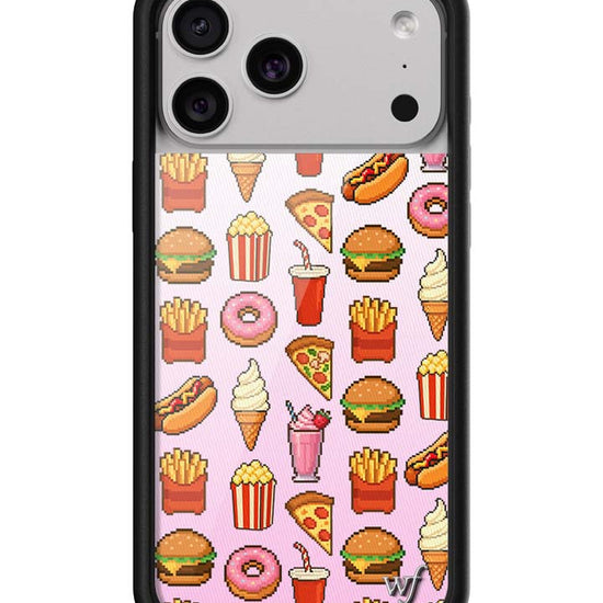 Wildflower iPhone case 18 Pro Max Food Court Pink Cute
