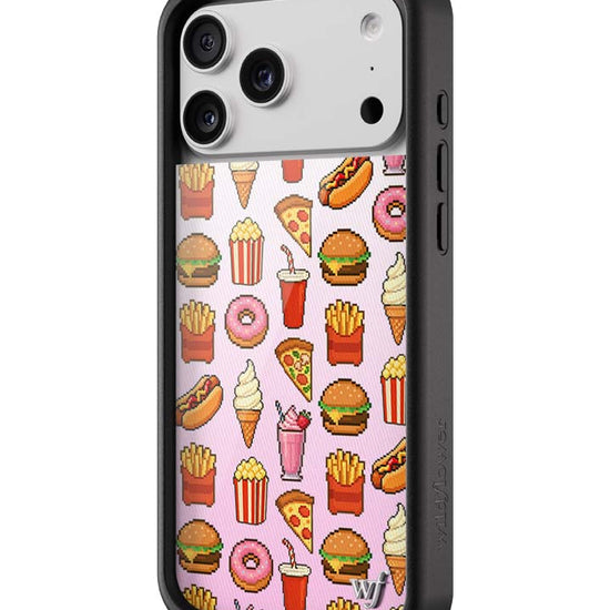 Wildflower iPhone case 18 Pro Max Food Court Pink Cute