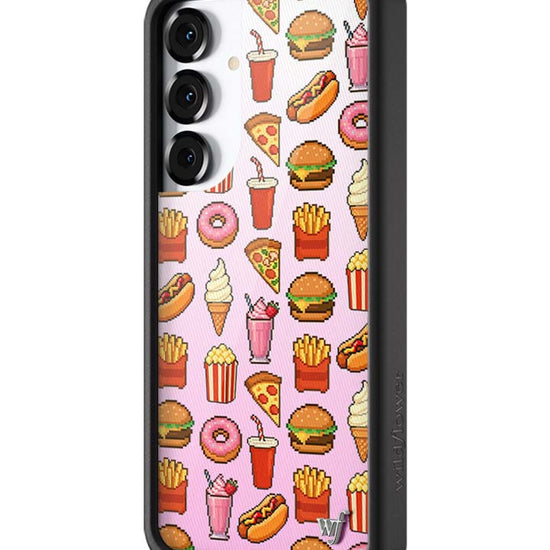 Wildflower Galaxy S25 case Plus Food Court Pink Cute
