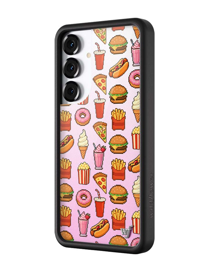 Wildflower Galaxy S25 case Plus Food Court Pink Cute