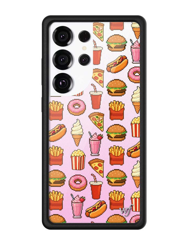 Wildflower Galaxy S25 case Ultra Food Court Pink Cute
