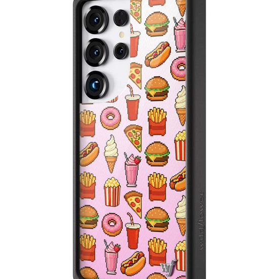 Wildflower Galaxy S25 case Ultra Food Court Pink Cute
