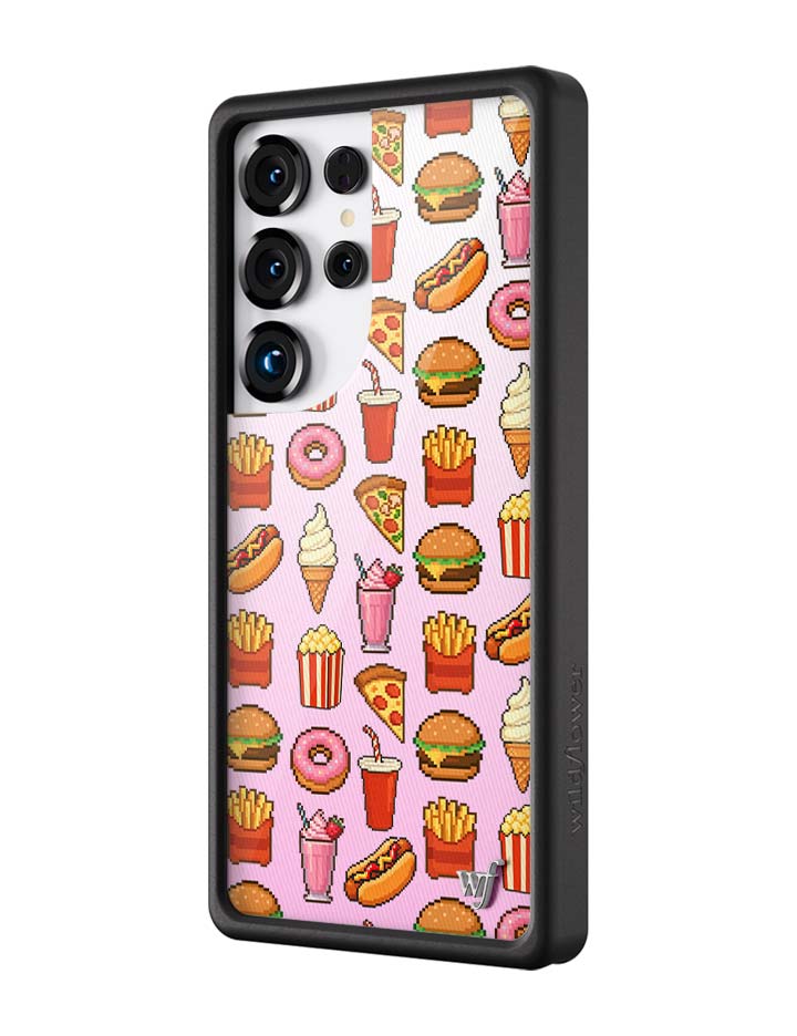 Wildflower Galaxy S25 case Ultra Food Court Pink Cute