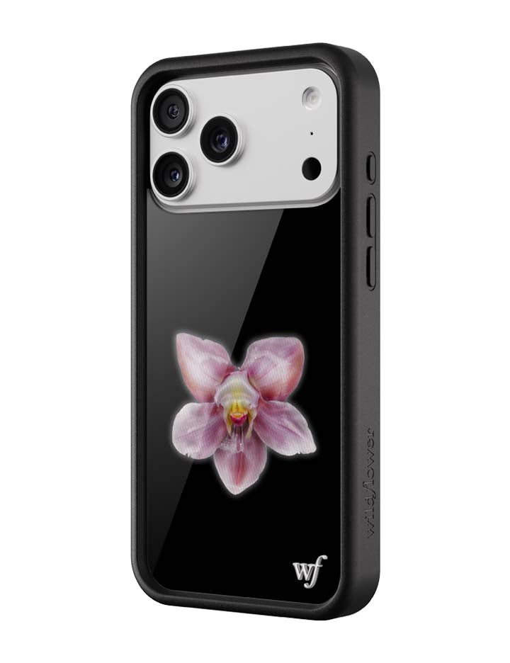 Orchid | Black iPhone 18 Pro Max Case – Wildflower Cases