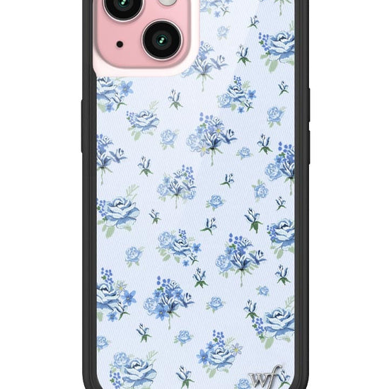 wildflower forget me not floral iphone 15 case