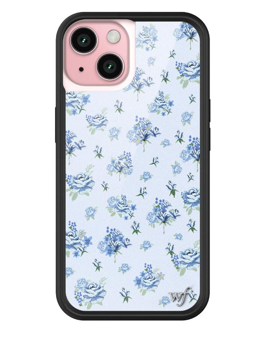 wildflower forget me not floral iphone 15 case