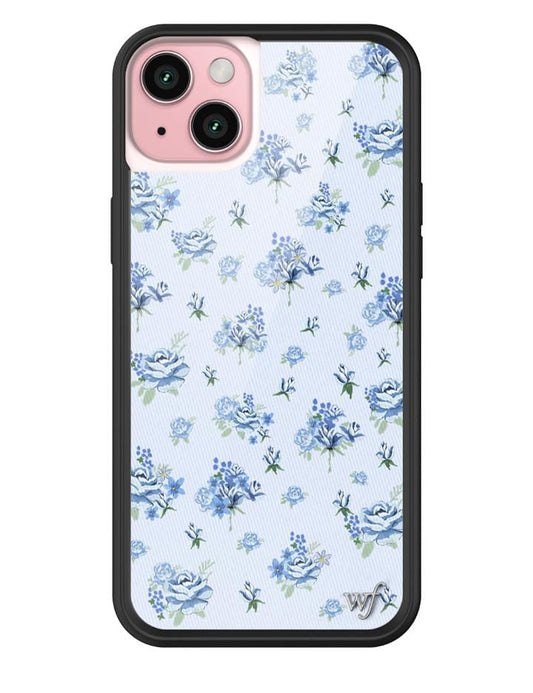 wildflower forget me not floral iphone 15plus case
