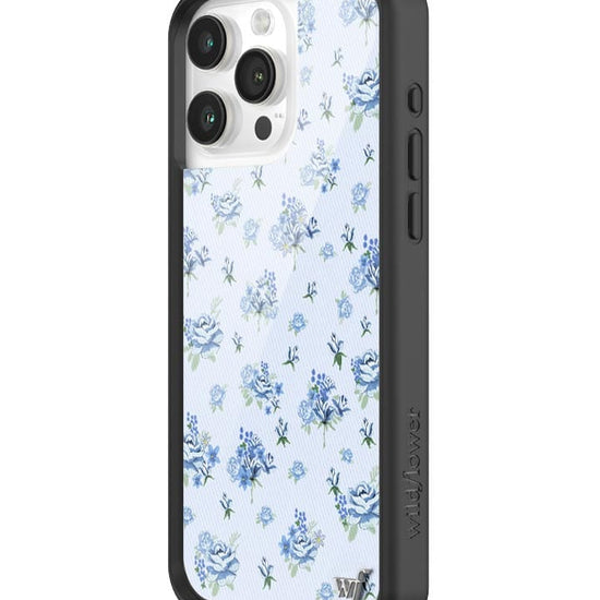 Wildflower Forget Me Not Floral iPhone 15 Pro Max Case