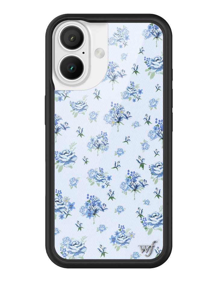 Forget Me Not Floral iPhone 16 Pro Max Case – Wildflower Cases
