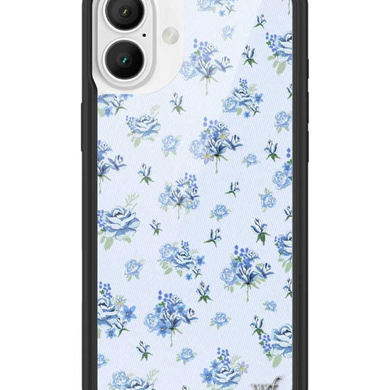 Wildflower Forget Me Not Floral iPhone 16 Plus Case