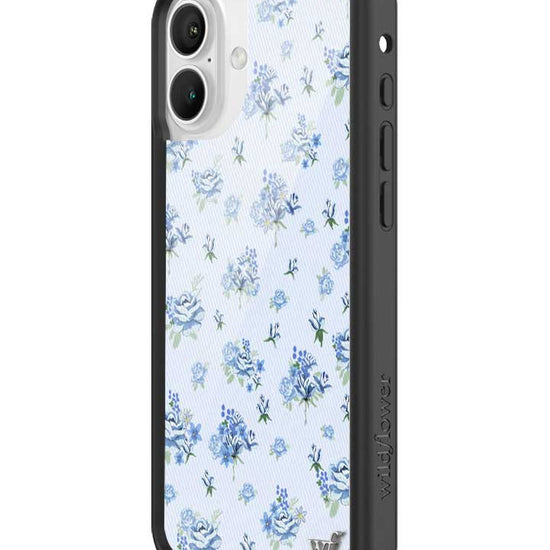 Wildflower Forget Me Not Floral iPhone 16 Plus Case