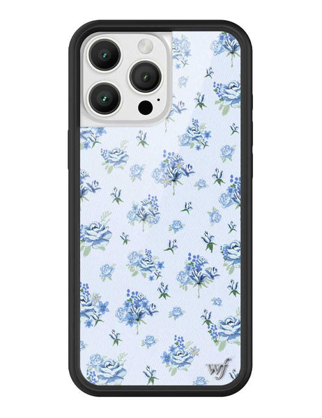 wildflower iPhone16Proケース I Heart Me ブルー Amazon.com: Wildflower Cases - Blue Gingham Hearts